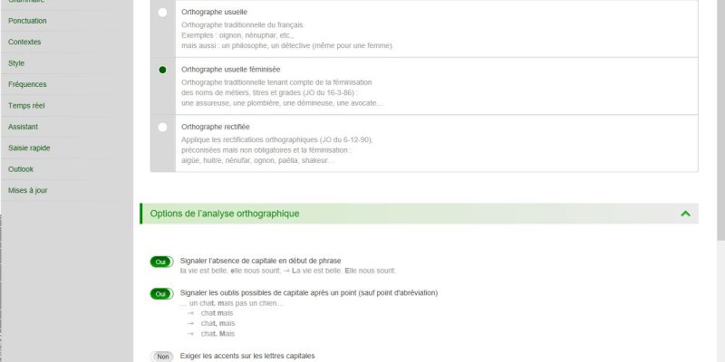 Préférences du logiciel