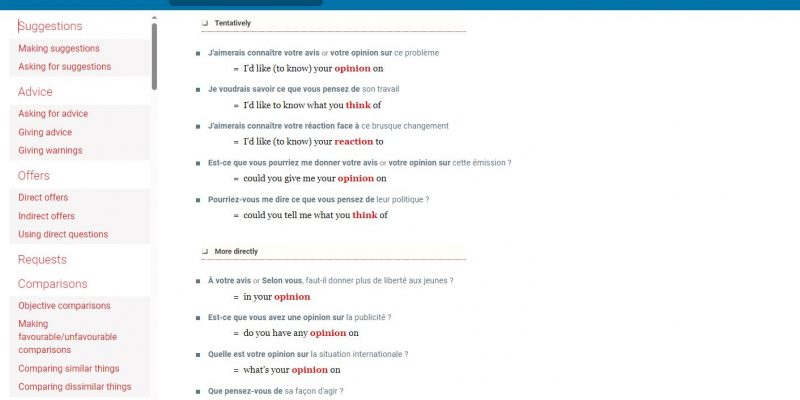 Guide d'expression anglais