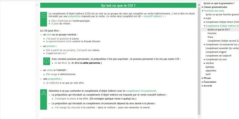 Guide de grammaire
